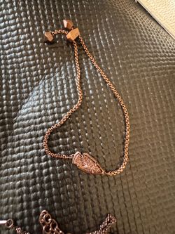Kendra Scott Kathleen  adjustable chocolate, Drusy stone  set