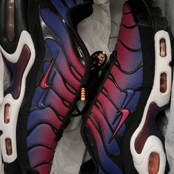 NIKE AIR MAX PLUS FC Barcelona Size 9 Used 