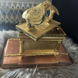 Ark Of the Covenant Home Decoration Christian Decor Religious Gift (Gold plated copper)