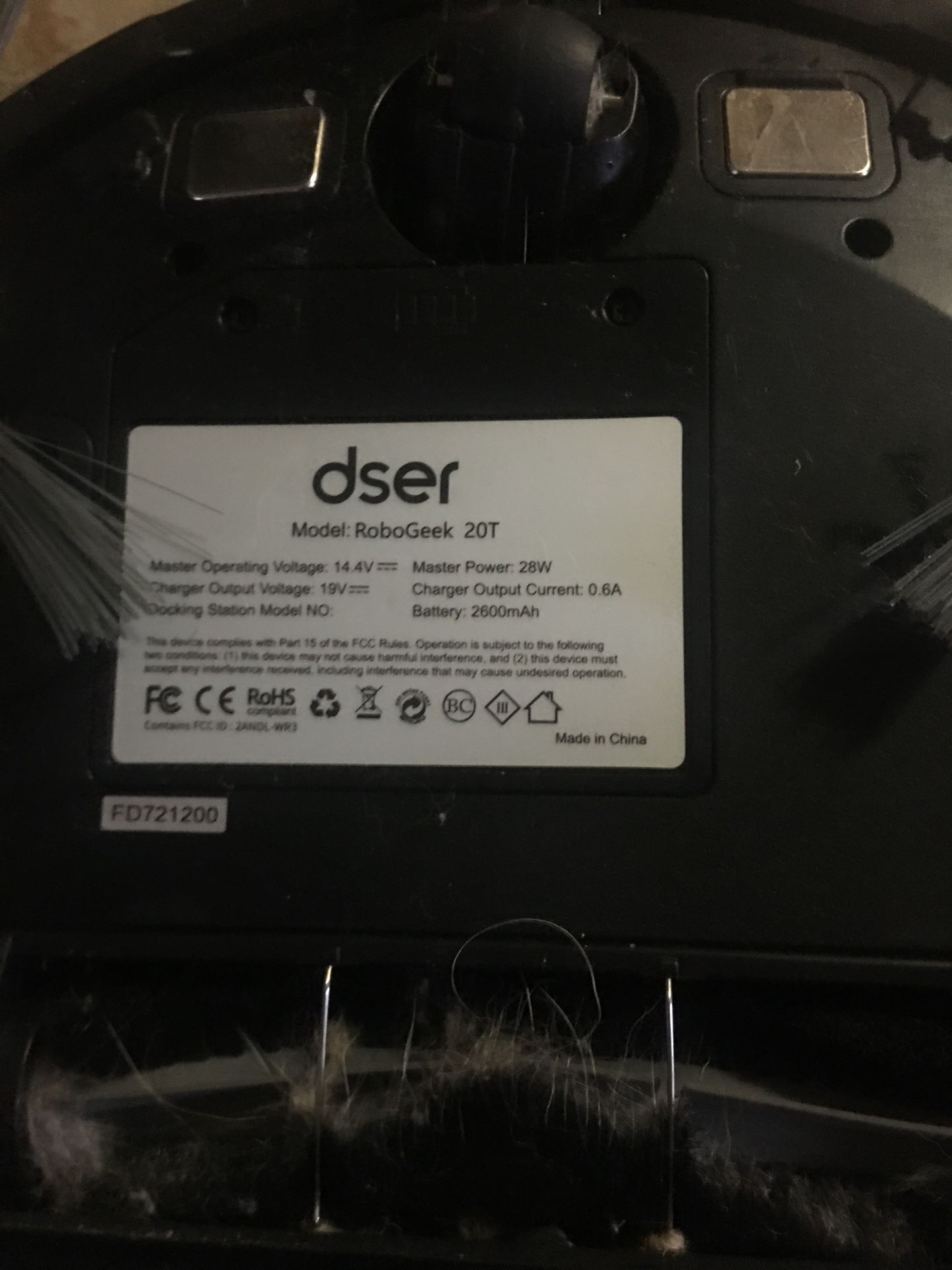 DSER robot vacuum