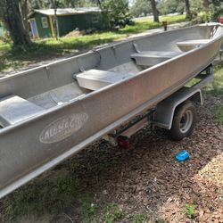 John Boat with Trailer 