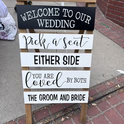 Welcome Wedding Stand