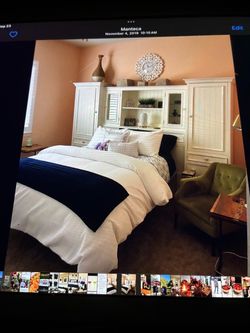 Pottery barn 3 Piece Hutch Bedroom Set