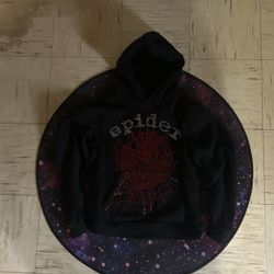 Spider Hoodie  Rhinestone M