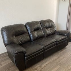 Recliner Couch Leather 