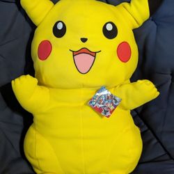 Plush Pikachu 24 Inch Pokémon Advance 2007 Funhouse Official Nintendo NEW w/tag