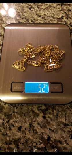 14KT 52" Mariner chain solid gold