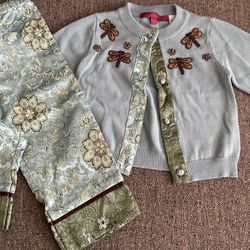 Mimi &Maggie sweater & pants set 24 months