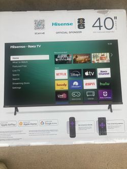 40 inch Hisense smart television