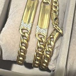 Real 18K (750) Gold Choker & Bracelet – Rafinity – 31.52g – Solid Gold – Made in Morocco