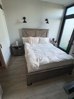 Queen size bed frame