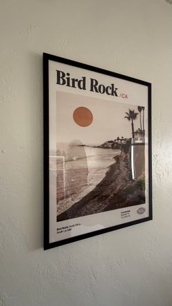 2 Black Picture Frames, 18x24