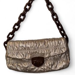 Prada Nappa Gaufre Leather Shoulder Bag