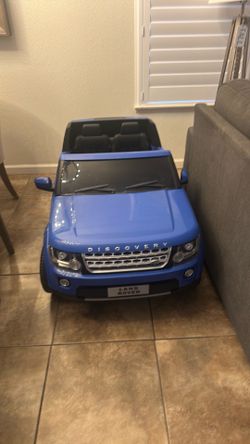 12v ride on car (Land Rover) $175