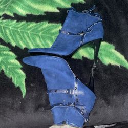 blue heels for women