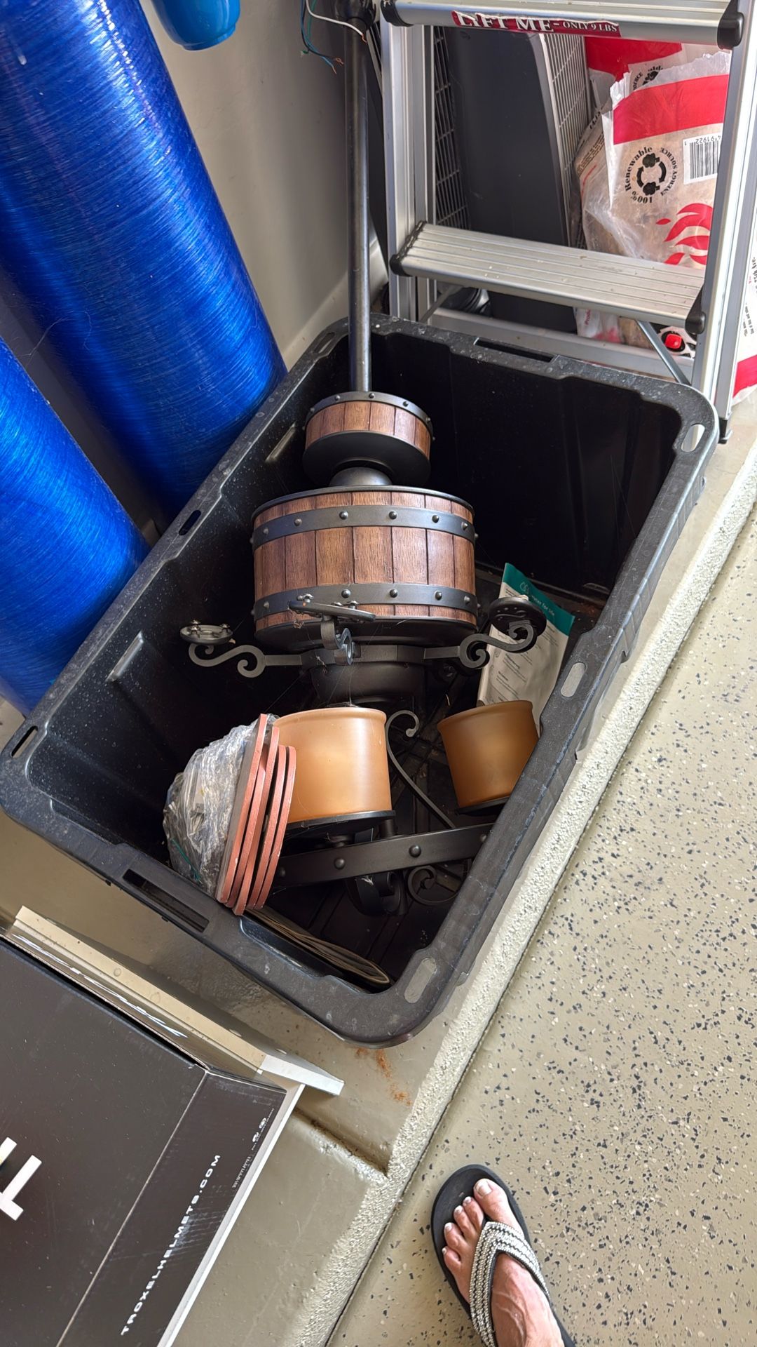 Western Ceiling Fan With Lights