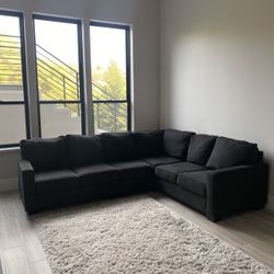 Dark Grey Sectional 