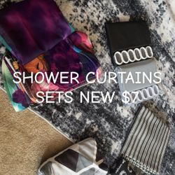 SHOWER CURTAINS SET