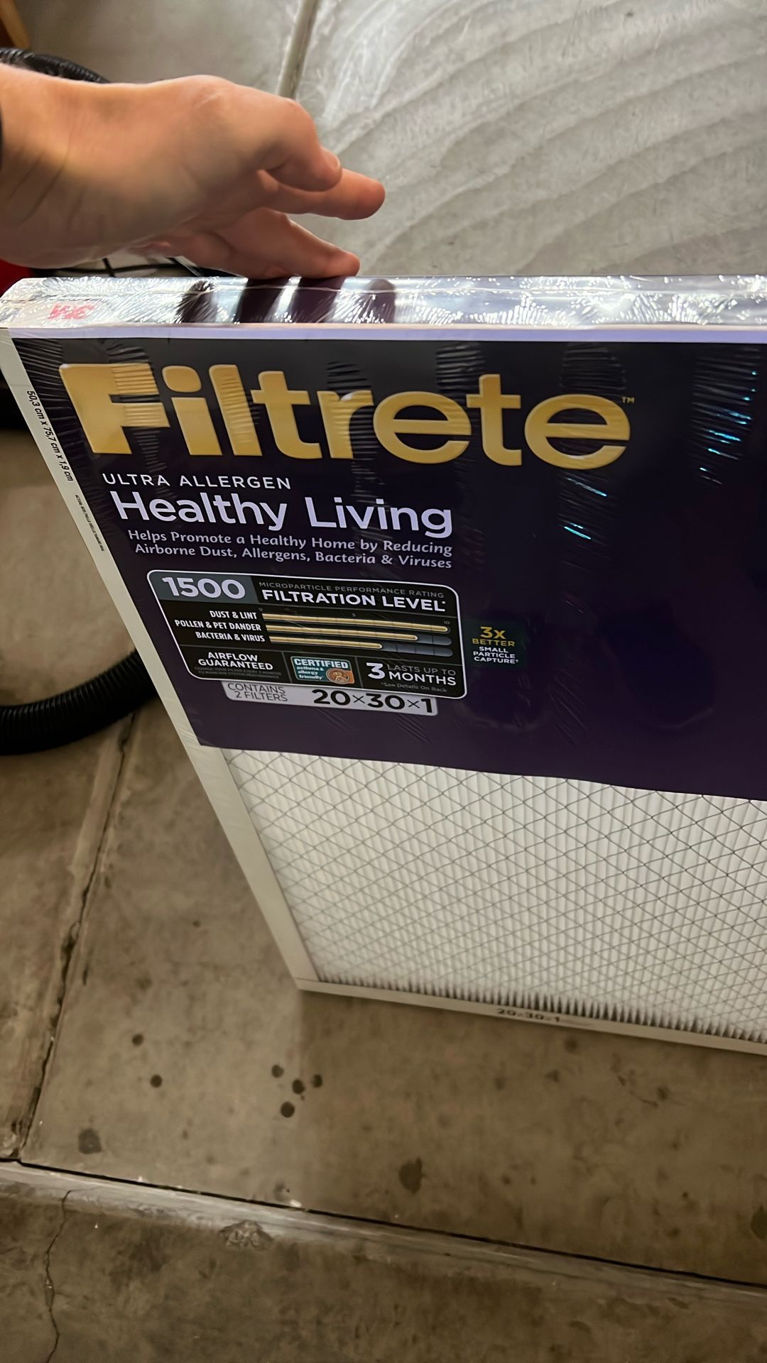 3M Healthy Living Air Filter Two Pack