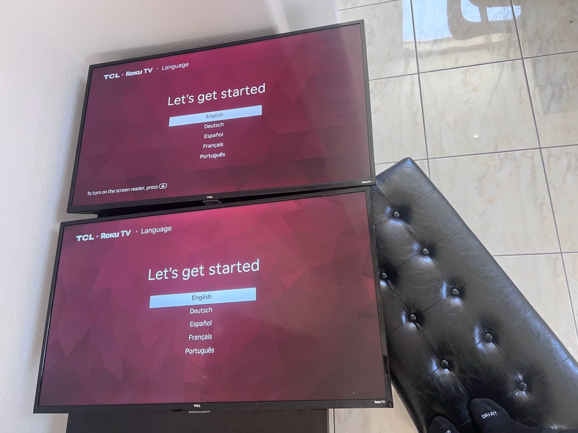40 in TCL Roku Smart TV