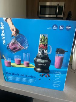 NutriBullet Visit the NutriBullet Store 4.6 4.6 out of 5 stars (10,565) Nutribullet Full-Size Blender Combo, Single-Serve & Large Capacity, 1200W, 64o