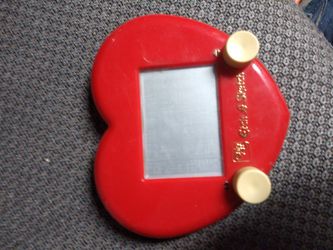 Rare Heart Shaped Etch And Sketch Thumbnail