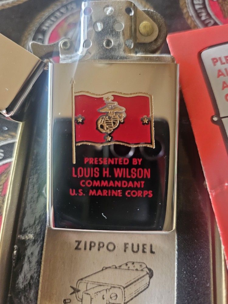 Zippo Lighter RARE Marine General MOH