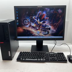 Lenovo ThinkCentre, Intel Core 7th Gen, I5,  3.00 GHz, 8 GB RAM, 250 GB SSD, Display port, VGA, DVDRW, Windows 11 Pro, Office 2019