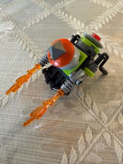LEGO Batman 70900 Joker Balloon Backpack Jetpack Lime Green Flames As Is