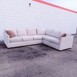 Cream Sectional Couch - Free Delivery Today 
