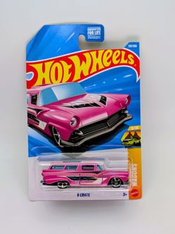 Hot Wheels Wagons 8 Crate 1:64 Pink Diecast Car Unopened Box 2026