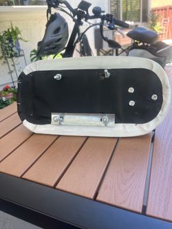 E bike rear rider seat pad