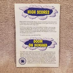SPIDER-MAN | X-MEN ARCADE'S REVENGE (1992 SNES) *INSTRUCTION BOOKLET ONLY* MARVEL DISNEY SUPER HERO