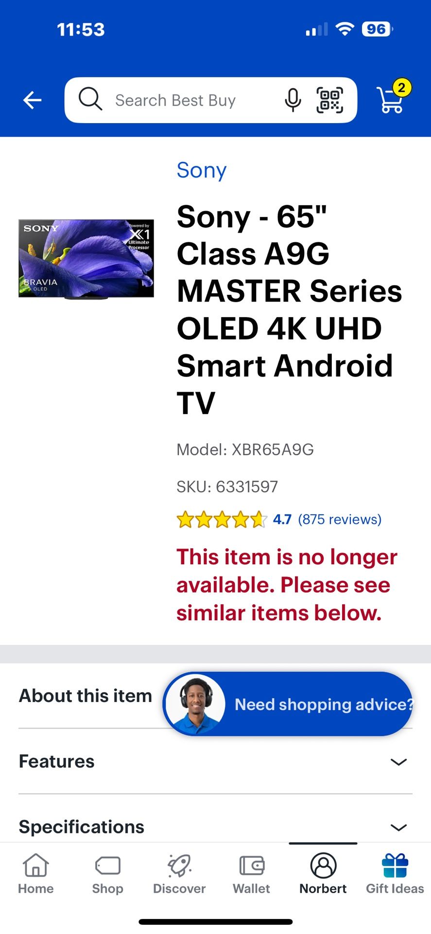 Sony Oled Master Series 