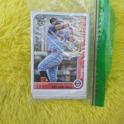 42 BaseBall Cards And 1 FootBall Player Card