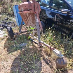 Canola tow behind electric  cement mixer
