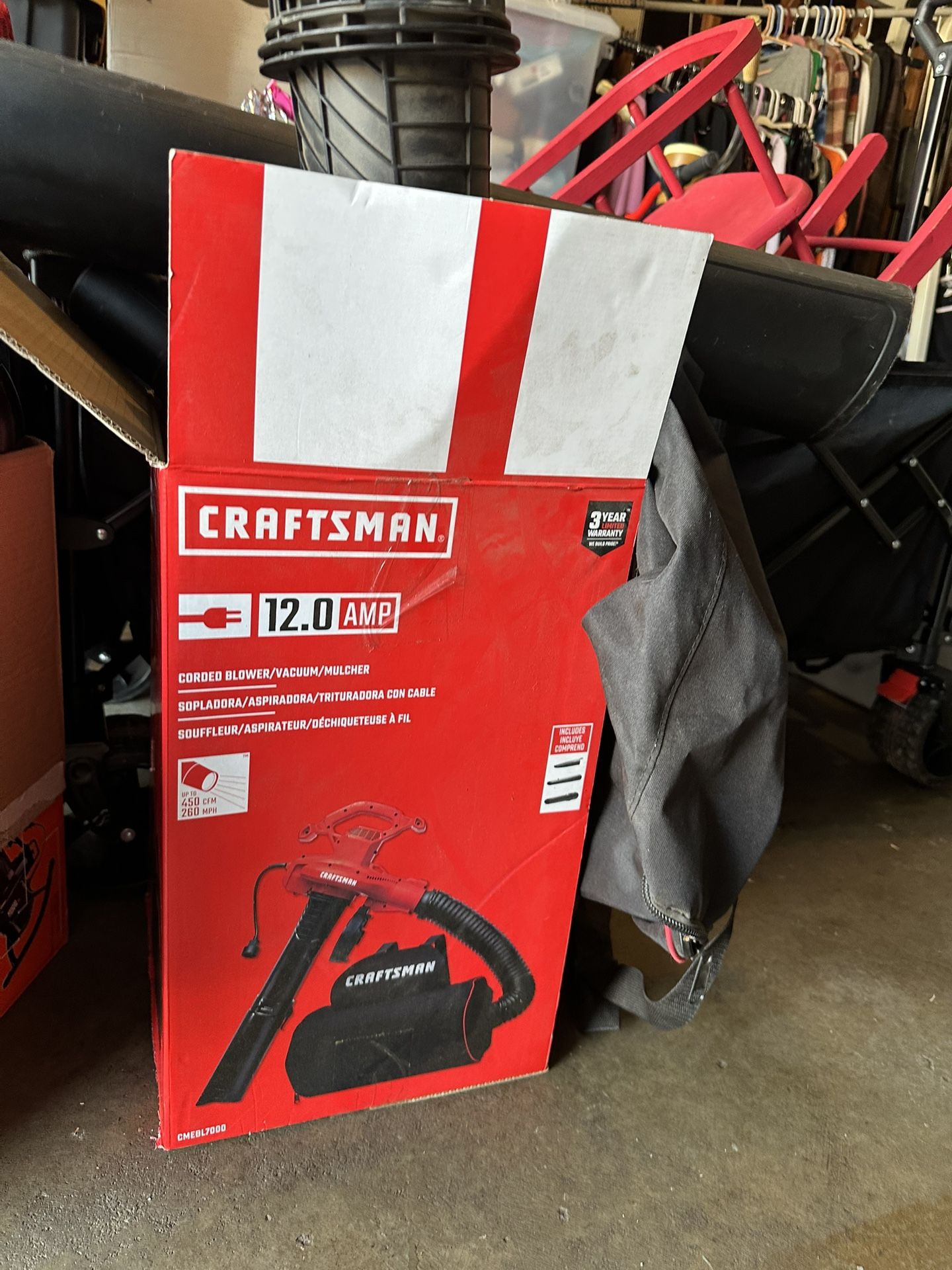 Craftsman 12.0 Corded Leaf Blower