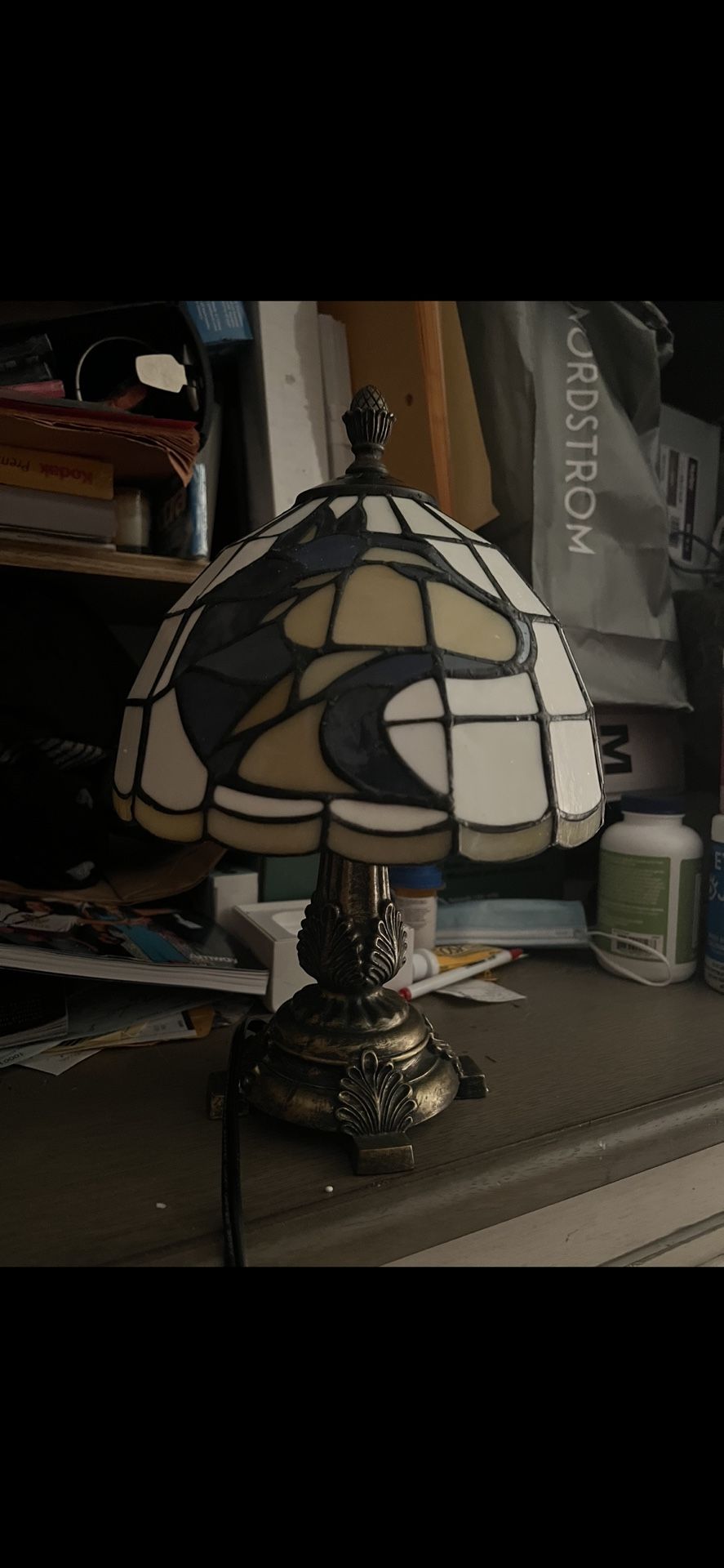 Huskies, Washington State, Stained Glass Lamp
