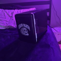 Liquid Death 5L 9-Can Mini Fridge, Black