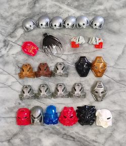 (NEW!) Collectible LEGO Bionicle Masks & Other Pieces