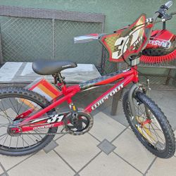 Kid Bike 20" New With Helmet,never Used