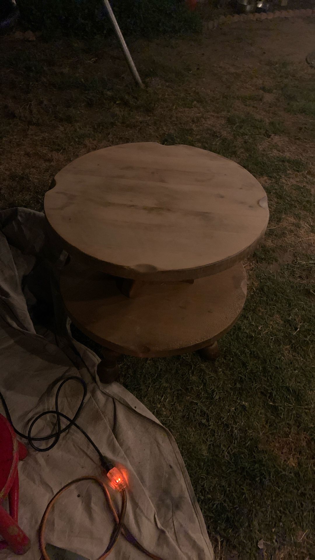 VINTAGE ANTIQUE TABLE REAL WOOD