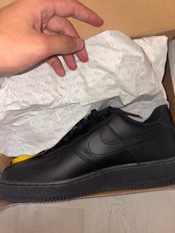 Size 12 men’s Nike Air Force 1 Low Triple Black Sneakers