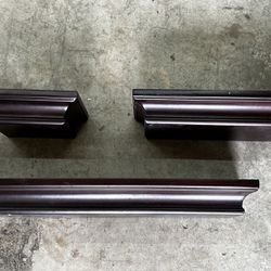 3 Piece Cherry Floating Shelves