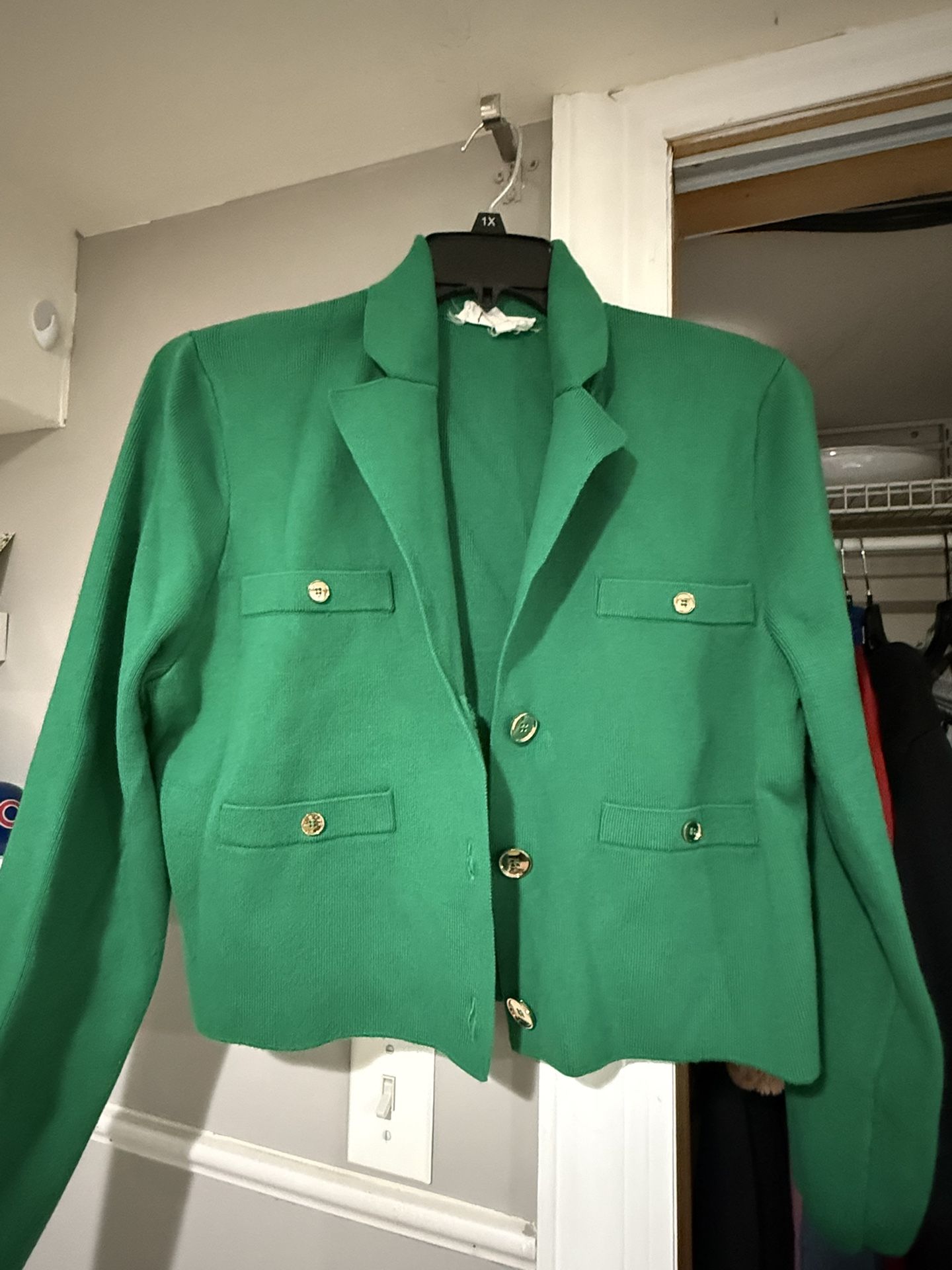 Green Cardigan Size XL