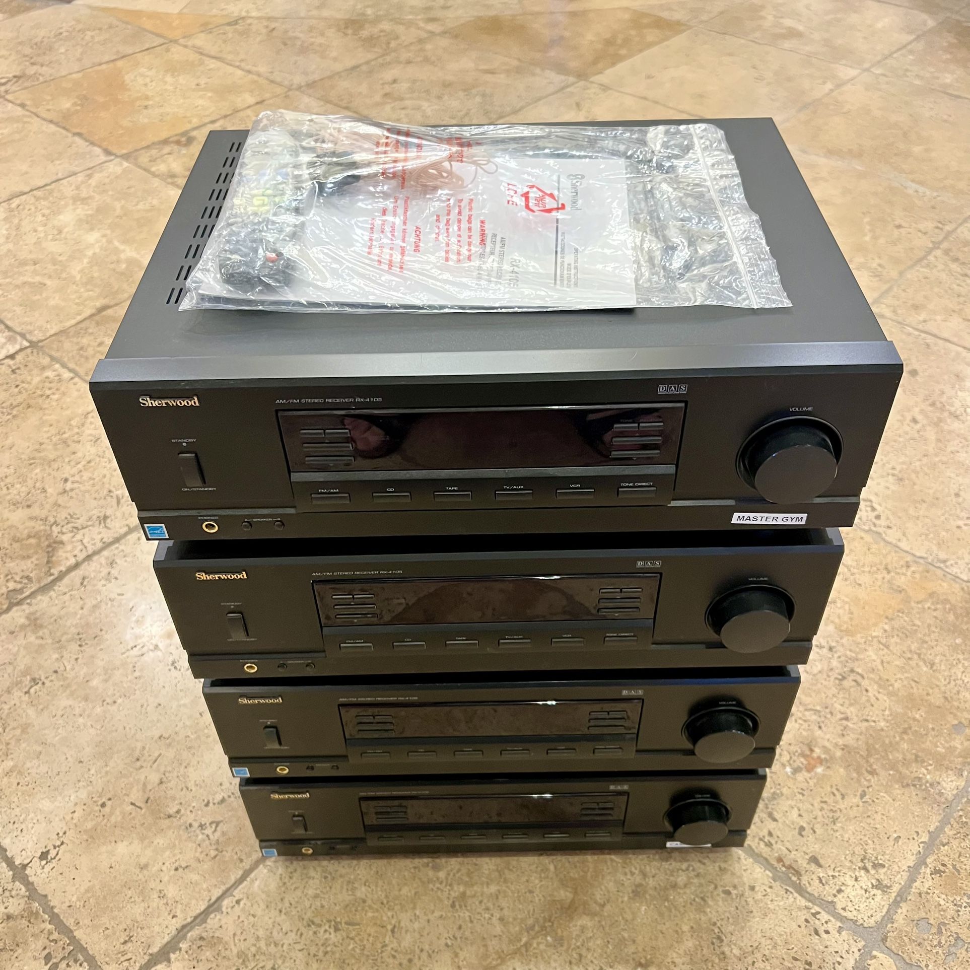 Sherwood RX-4105 Stereo Receiver - LOT of 13 | Great for Audio Setups, Home Theater, or Resale