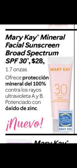 Mary Kay Spf 30 $25 