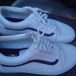 Old School Leather Vans 