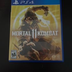 Mortal Kombat For PS4 Disc. 