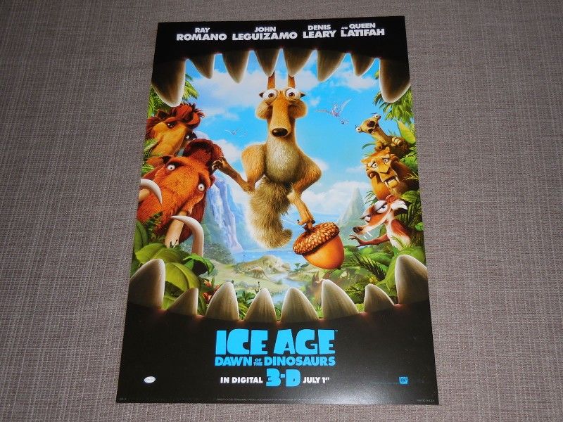 Ice Age 3 "C" Dawn Of Dinosaurs 13.5x20 Inch Movie Poster